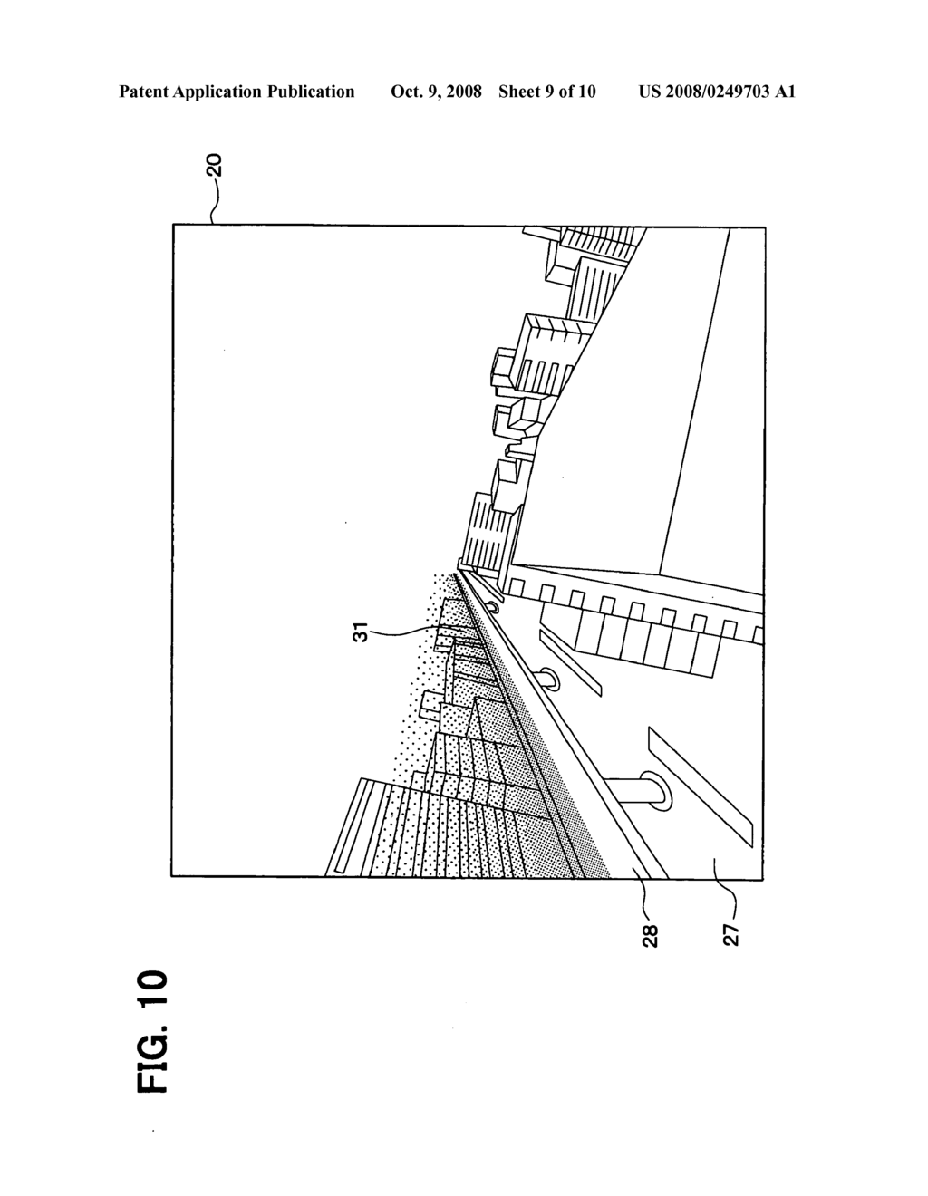 Map display controller and computer readable medium including instructions for displaying map image - diagram, schematic, and image 10