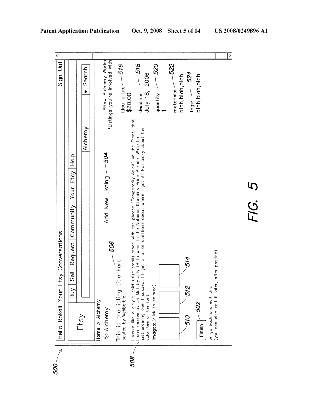 METHOD AND APPARATUS FOR REQUESTING PRODUCTS - diagram, schematic, and image 06