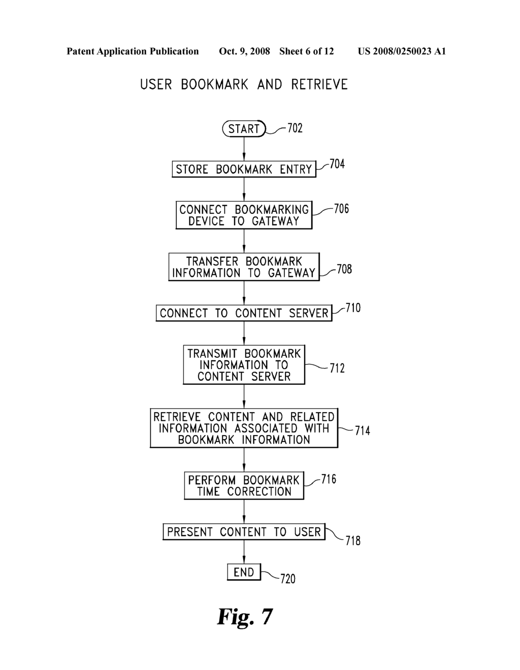 SYSTEM AND METHOD FOR BOOKMARKING CONTENT WITH USER FEEDBACK - diagram, schematic, and image 07