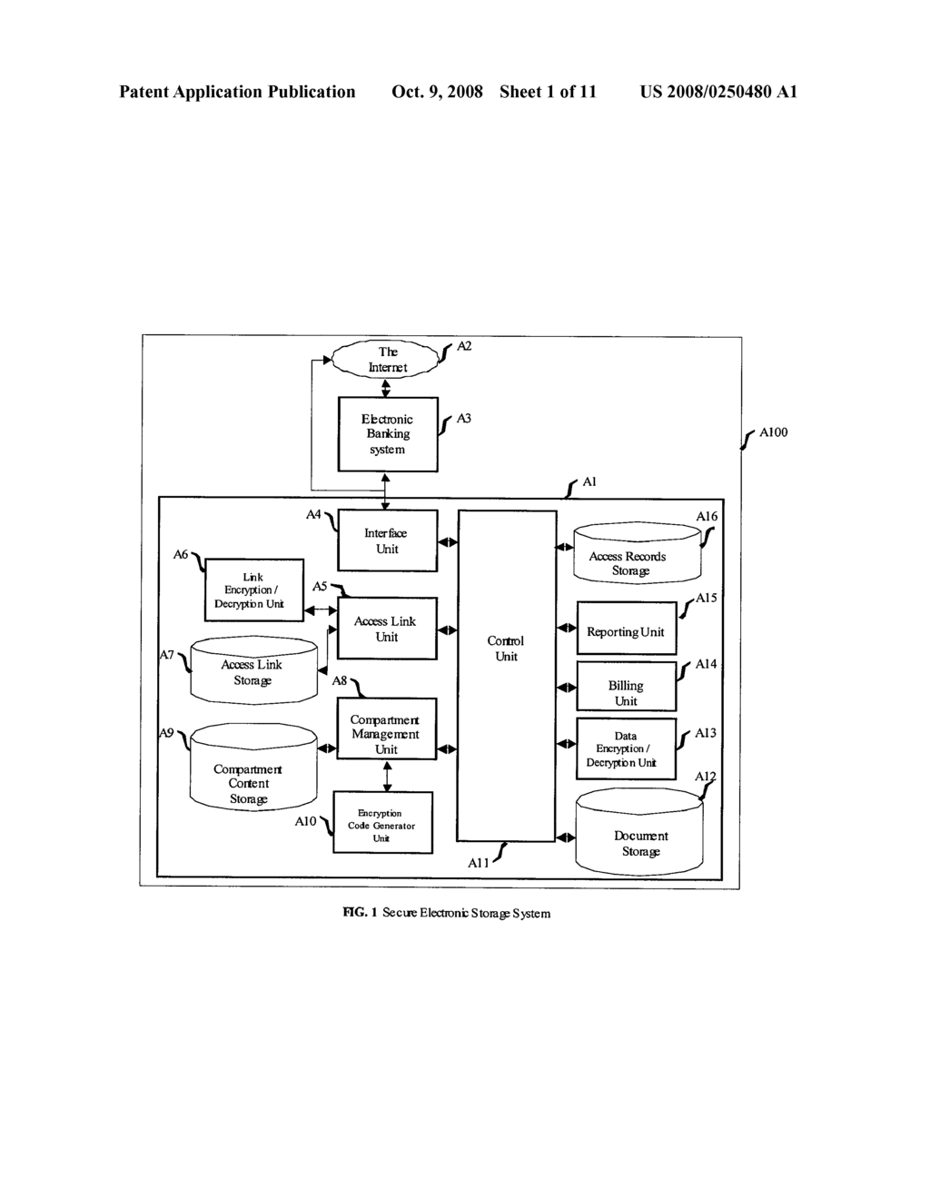 METHOD AND SYSTEM FOR AN ELECTRONIC BANK SAFE DEPOSIT BOX - diagram, schematic, and image 02