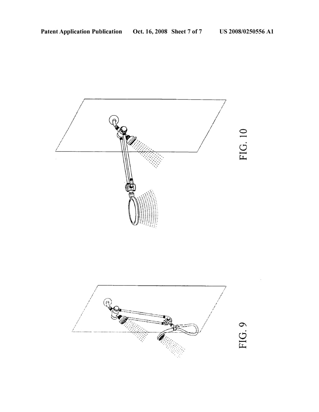 Showerhead assembly with water flow diverter - diagram, schematic, and image 08