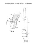 Cleaning tool handle for use with a disposable toilet brush diagram and image