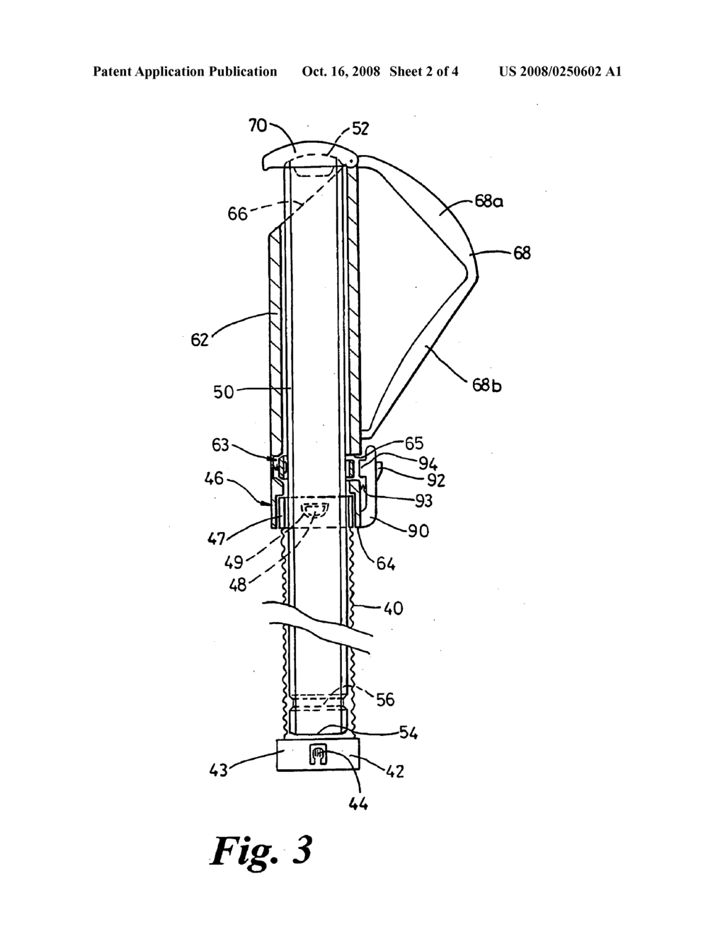 Handle Assembly for a Cleaning Appliance - diagram, schematic, and image 03