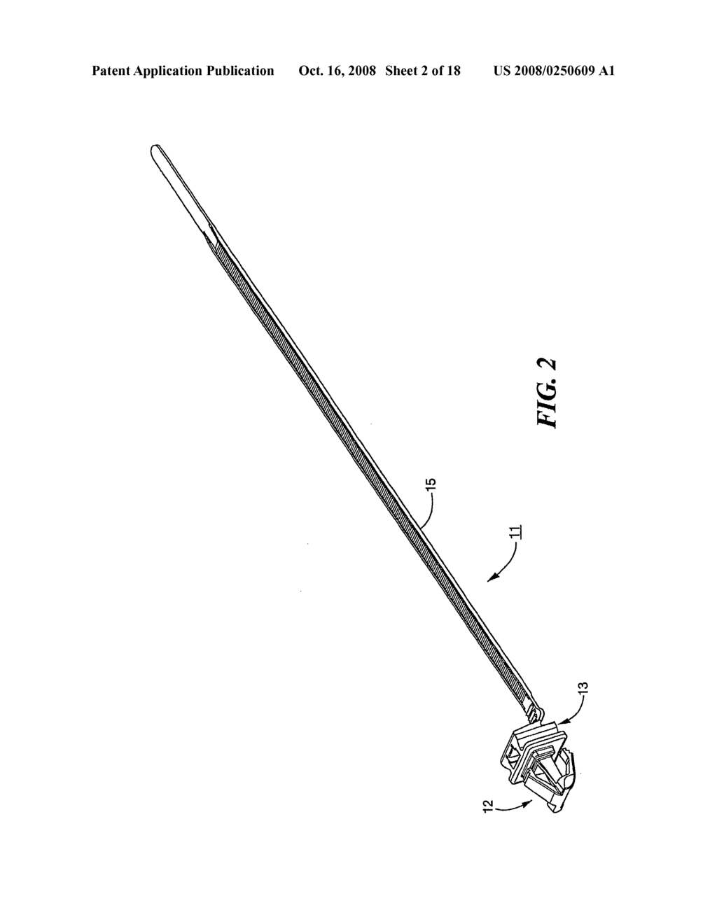 Cable Tie With Insert Fastener - diagram, schematic, and image 03