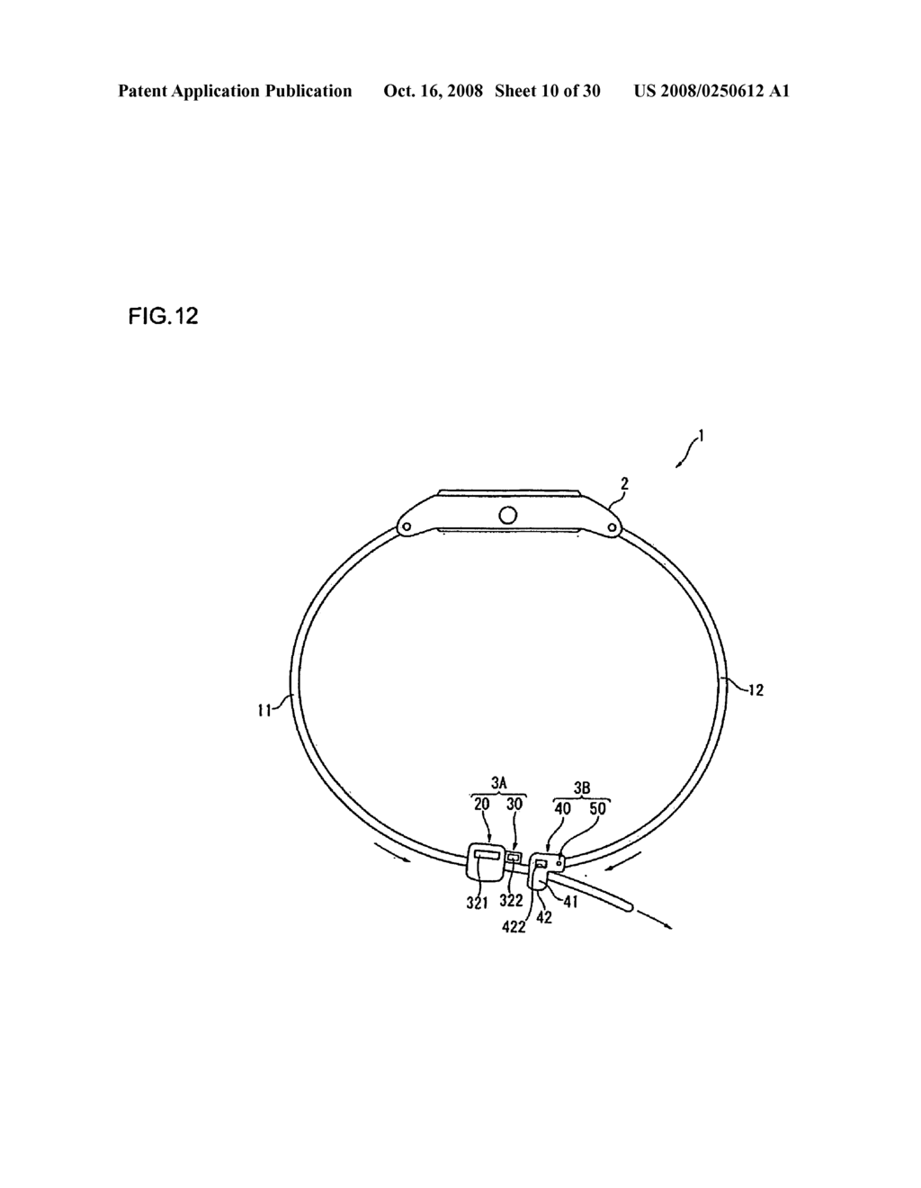 CLASP, BAND WITH A CLASP, PORTABLE DEVICE, TIMEPIECE, AND ACCESSORY - diagram, schematic, and image 11