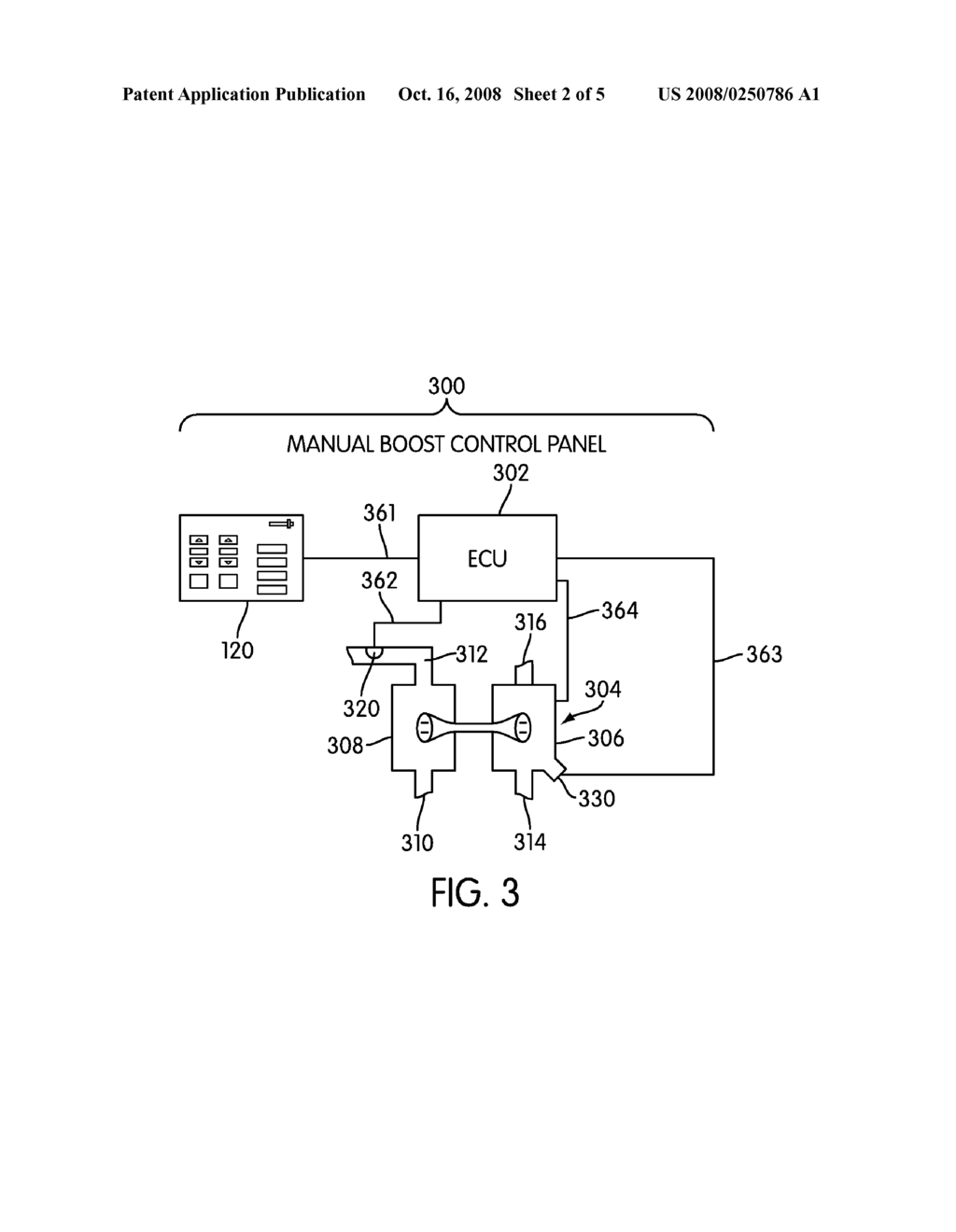 METHOD FOR MANUALLY CONTROLLING A TURBOCHARGER - diagram, schematic, and image 03