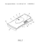 LOCKING DEVICE FOR SLIDING/SWING TYPE MOBILE TERMINAL diagram and image