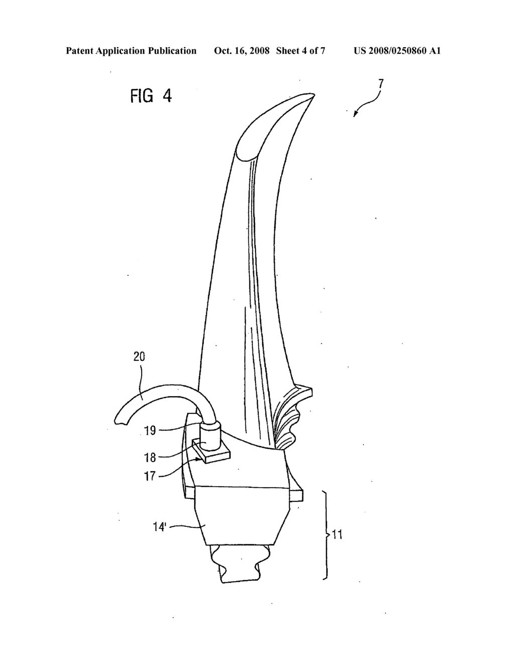 Method and Device for Determining Defects in a Turbine Blade - diagram, schematic, and image 05