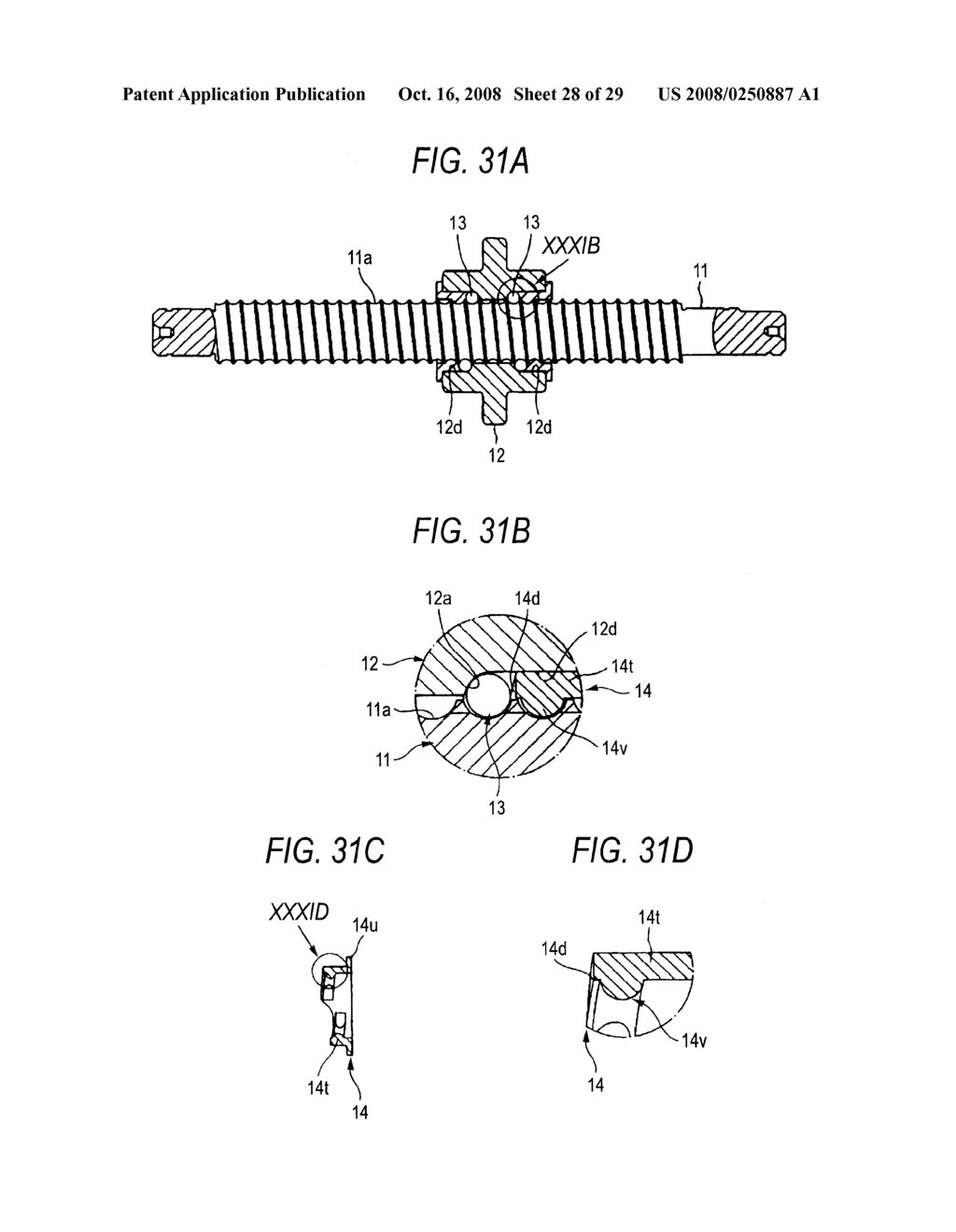 Ball Screw Mechanism and Assembling Method of the Same - diagram, schematic, and image 29