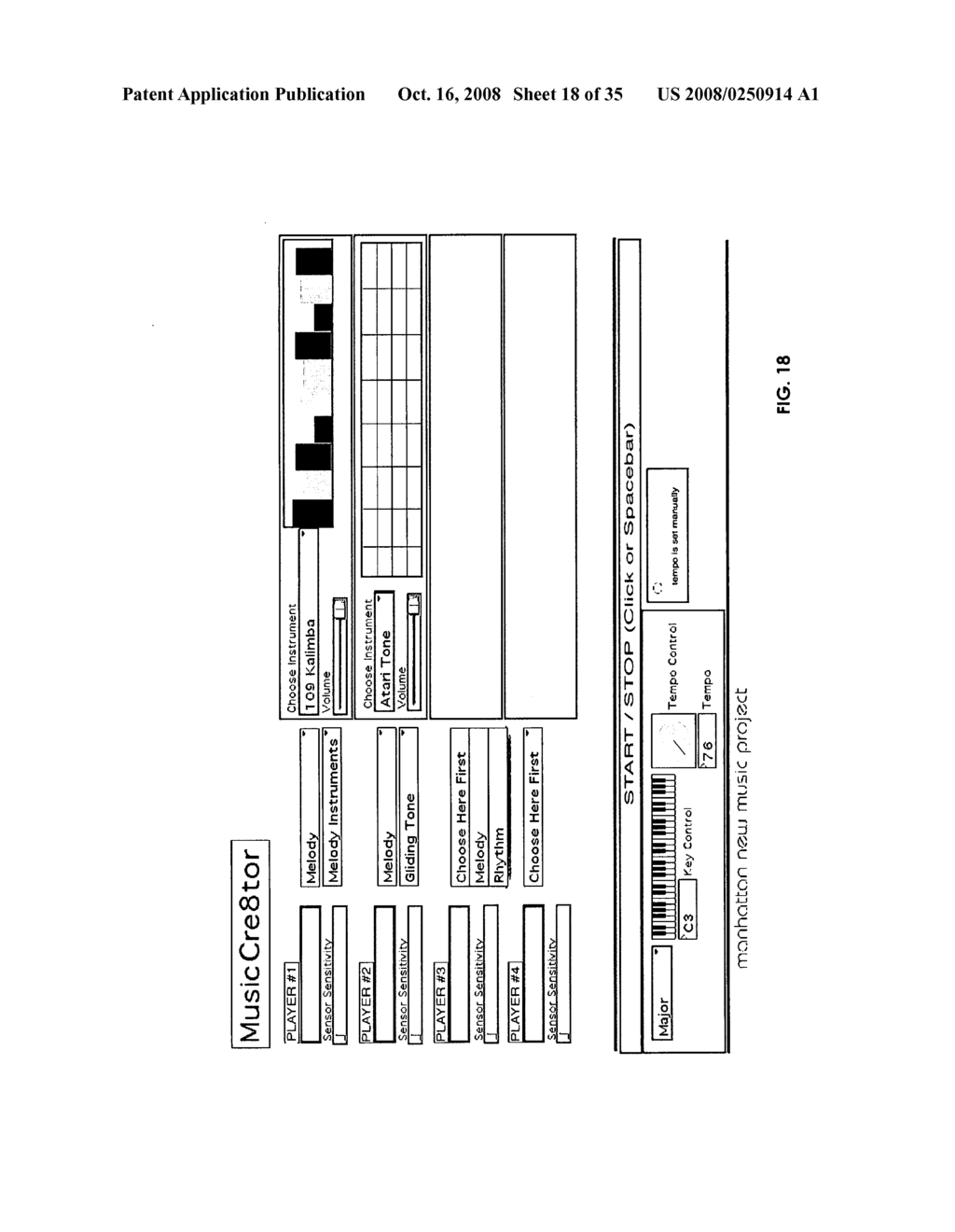 System, method and software for detecting signals generated by one or more sensors and translating those signals into auditory, visual or kinesthetic expression - diagram, schematic, and image 19