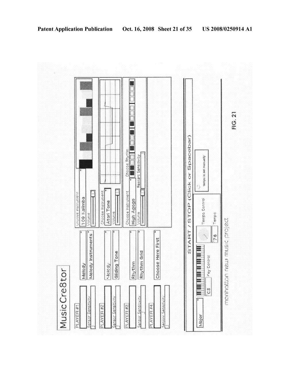 System, method and software for detecting signals generated by one or more sensors and translating those signals into auditory, visual or kinesthetic expression - diagram, schematic, and image 22