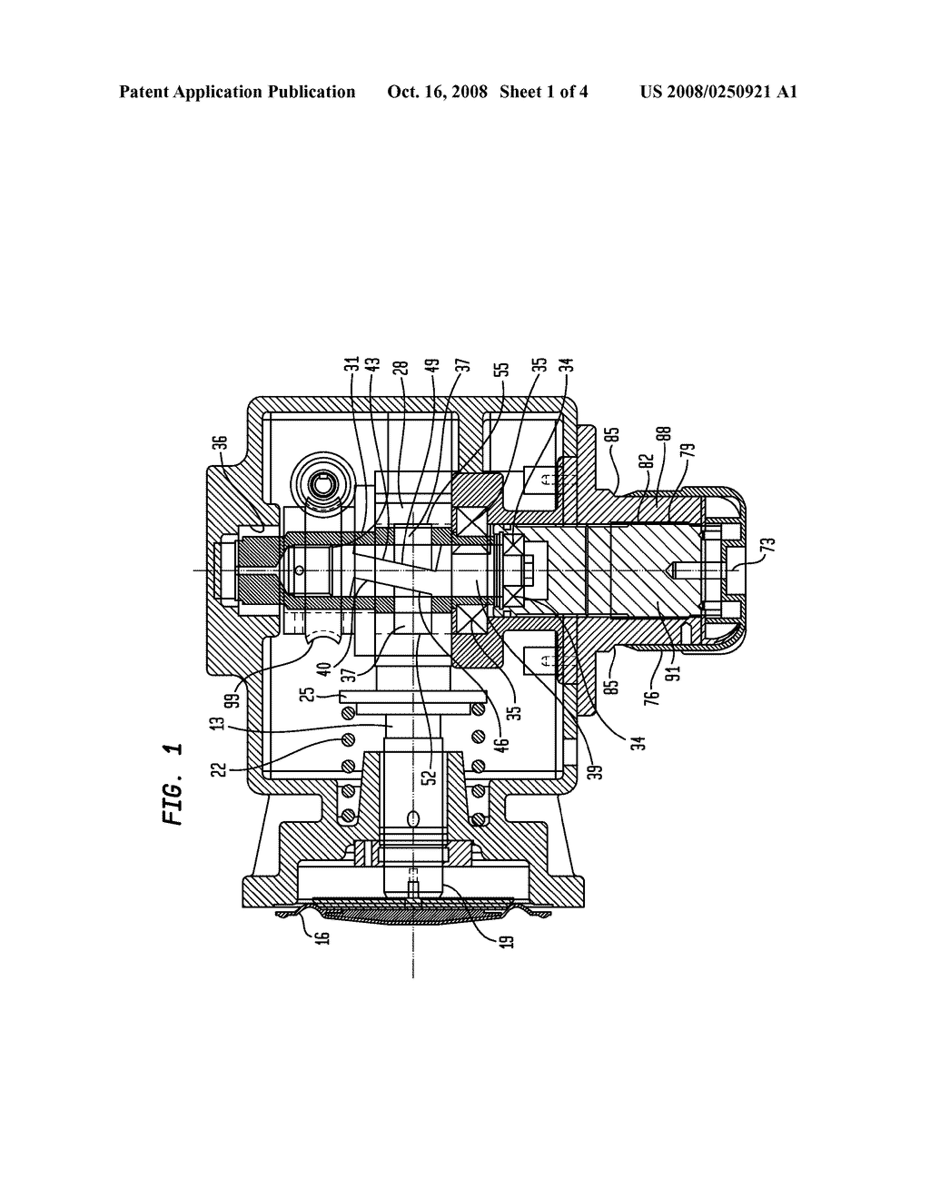 Stroke adjustment mechanism for reciprocating pumps - diagram, schematic, and image 02