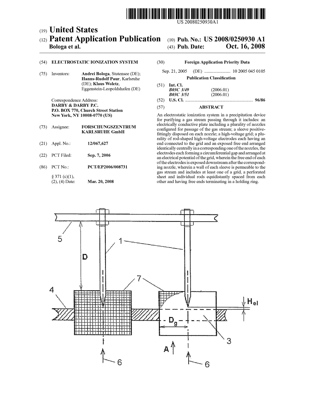 Electrostatic Ionization System - diagram, schematic, and image 01