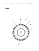 Assembly of pneumatic tire and rim, and a noise damper used therein diagram and image