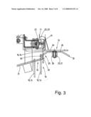 METHOD AND DEVICE FOR TRANSFERRING A TRANSPORTING HANGER FOR GARMENTS TO A FOLLOWING CONVEYOR diagram and image