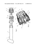 Locking push-button switch diagram and image