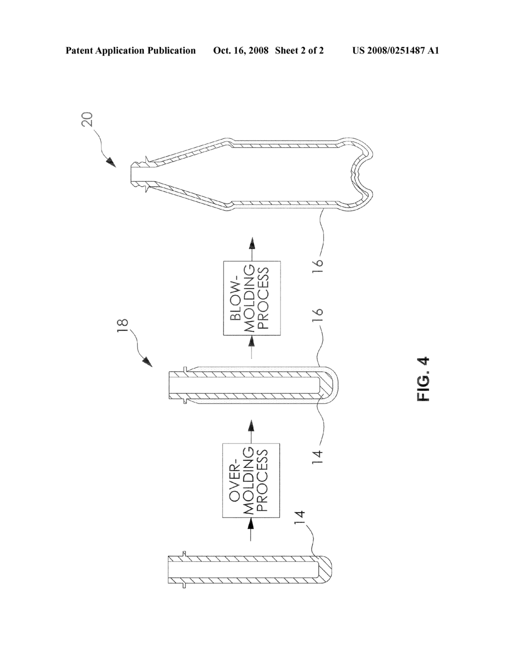 OVERMOLDED CONTAINER HAVING A FOAM LAYER - diagram, schematic, and image 03