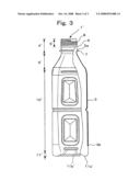 Biaxially drawn, blow-molded bottle and its preform diagram and image