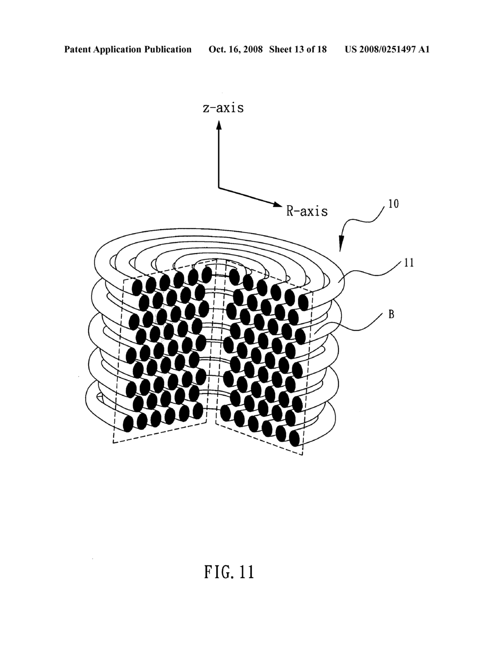 Method of fabricating hollow waveguide having cyclic geometric structure - diagram, schematic, and image 14