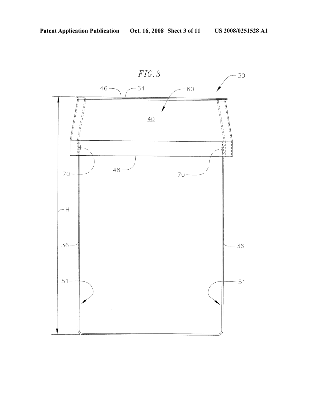 Insert for a container - diagram, schematic, and image 04