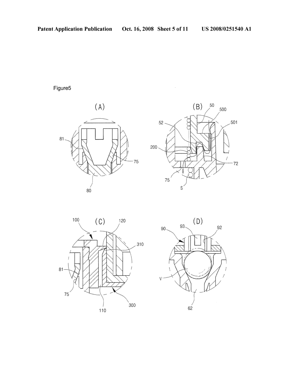 FOAM PUMP DISPENSER HAVING LEAKAGE PREVENTION FUNCTION AGAINST REVERSE FLOW - diagram, schematic, and image 06