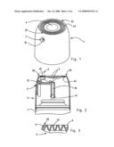 Cap for an Aerosol Container or a Spray Container diagram and image