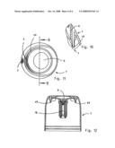 Cap for an Aerosol Container or a Spray Container diagram and image