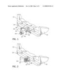 Vehicle hitch assembly for suspension support of an accessory diagram and image