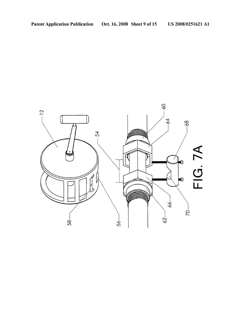 Fishing reel mount assembly - diagram, schematic, and image 10