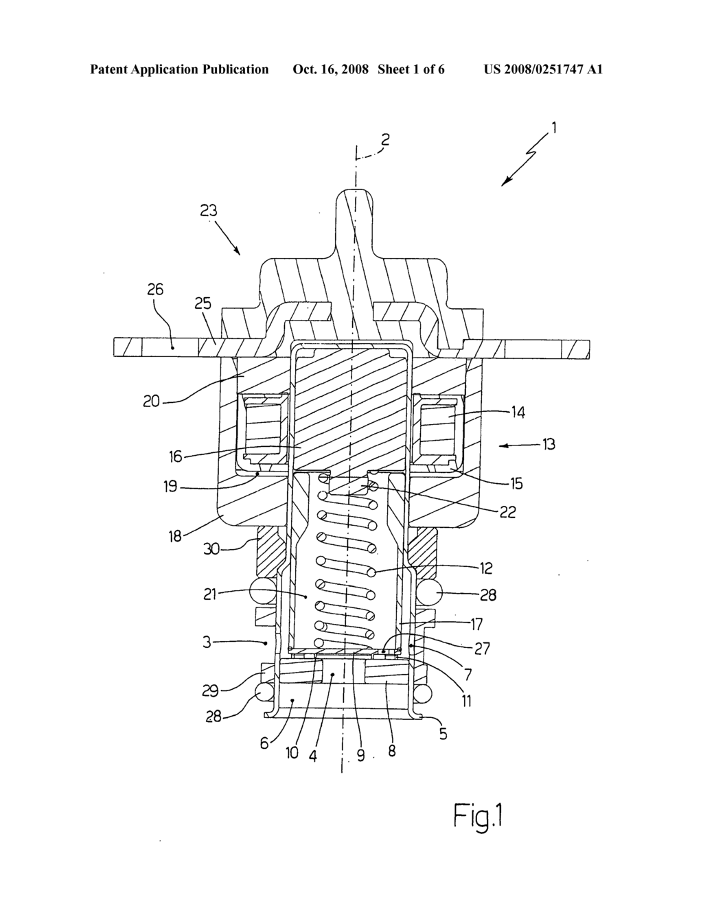 ELECTROMAGNETIC VALVE FOR THE DOSAGE OF FUEL IN AN INTERNAL COMBUSTION ENGINE - diagram, schematic, and image 02