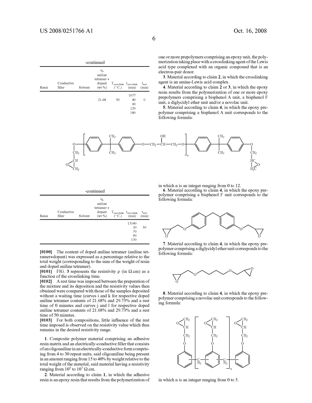 ADHESIVE COMPOSITE MATERIAL WITH CONTROLLED RESISTIVITY - diagram, schematic, and image 09