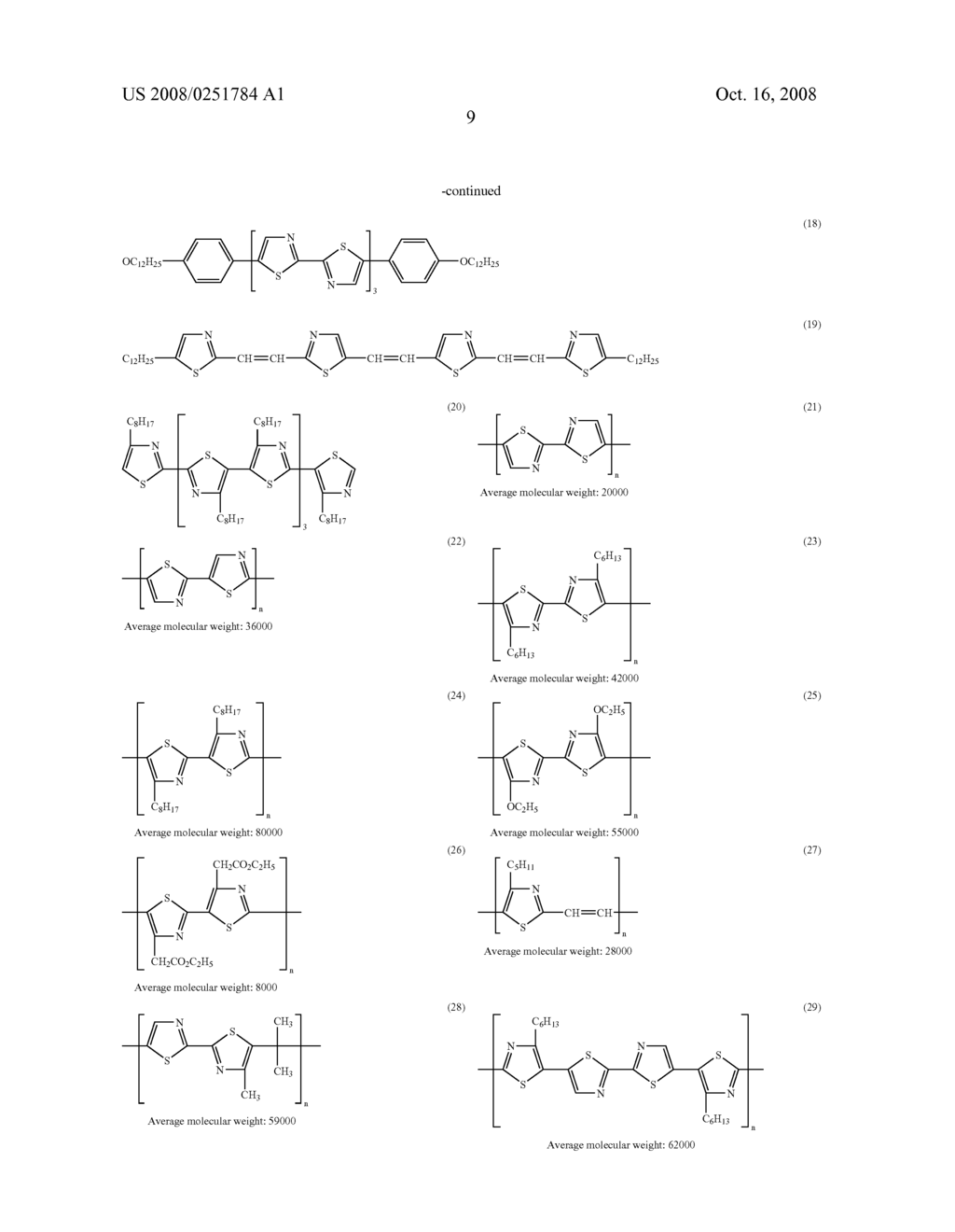 Organic Semiconductor Material, Organic Transistor, Field Effect Transistor, Switching Device and Thiazole Compound - diagram, schematic, and image 11