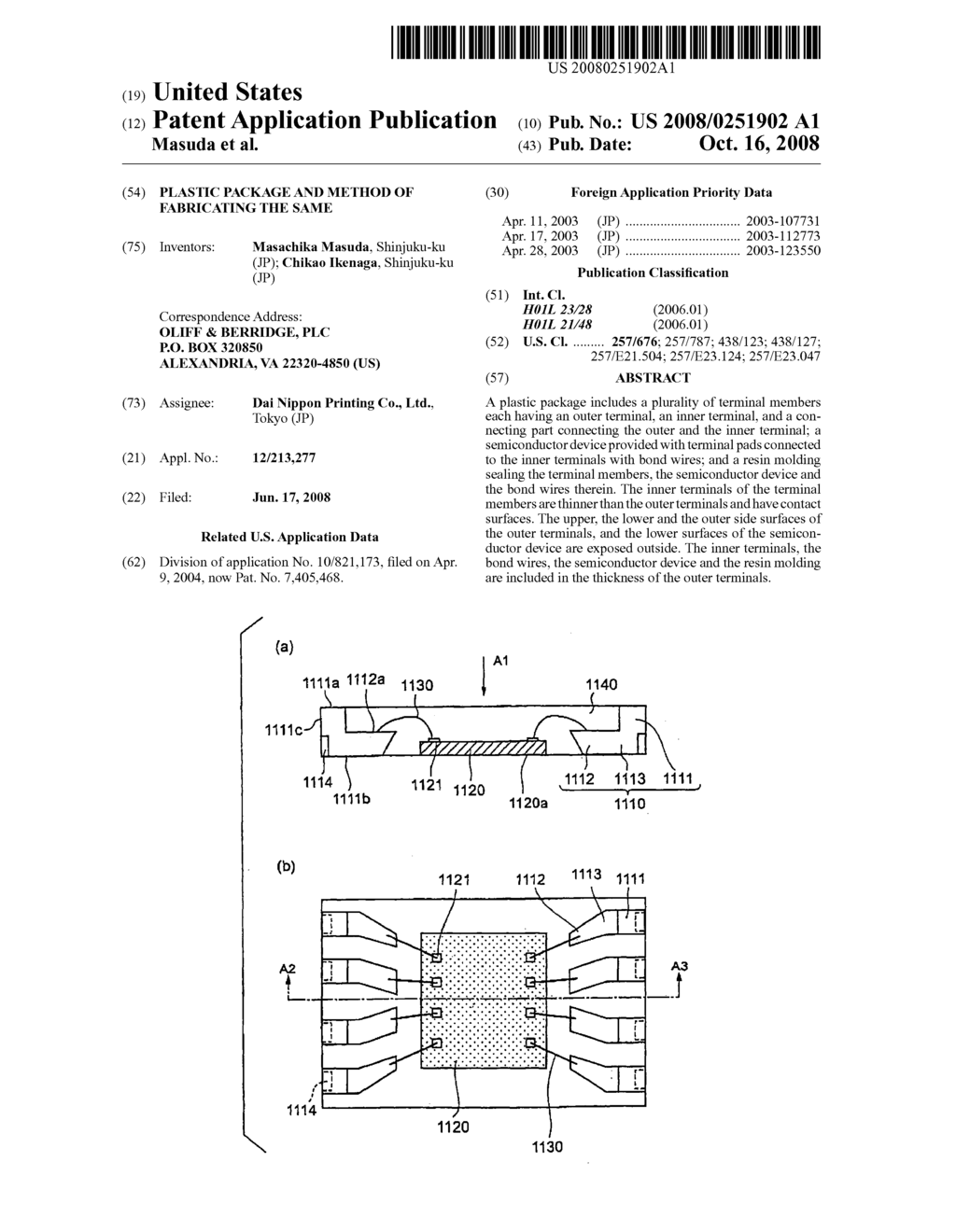 Plastic package and method of fabricating the same - diagram, schematic, and image 01