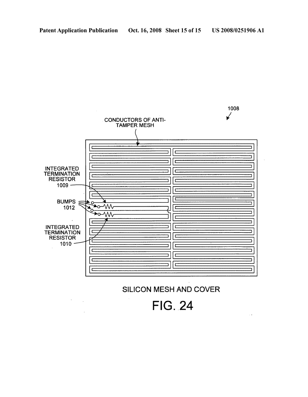 Package-on-package secure module having BGA mesh cap - diagram, schematic, and image 16