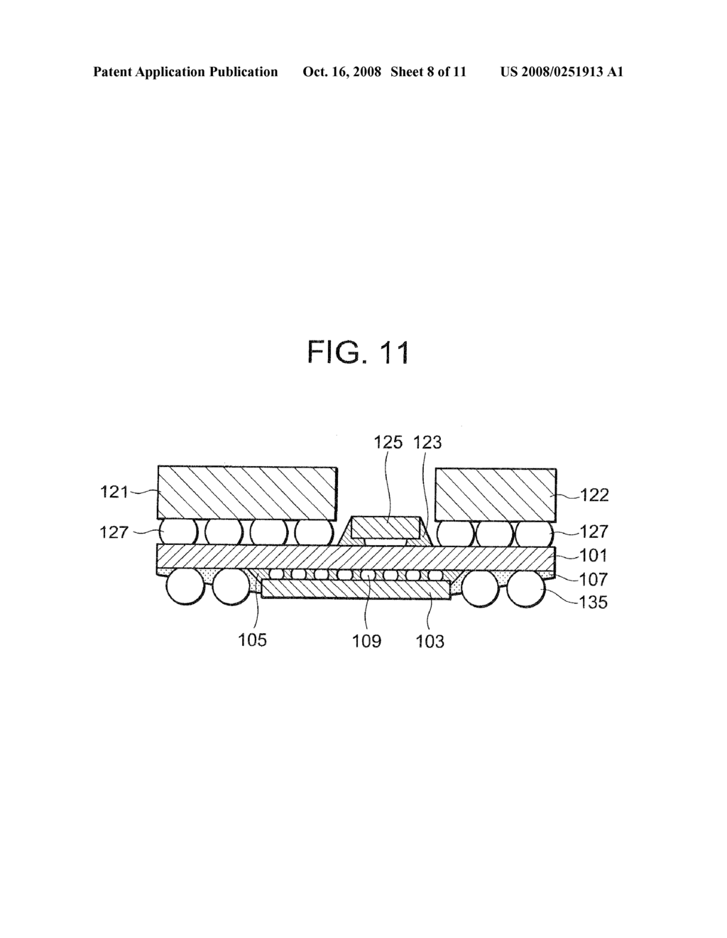 SEMICONDUCTOR DEVICE INCLUDING WIRING SUBSTRATE HAVING ELEMENT MOUNTING SURFACE COATED BY RESIN LAYER - diagram, schematic, and image 09