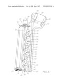 Printer incorporating rotatable pick-up assembly of air nozzles diagram and image