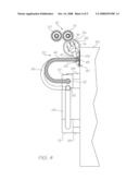 Printer incorporating rotatable pick-up assembly of air nozzles diagram and image