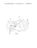 BICYCLE REAR WHEEL SUSPENSION SYSTEM diagram and image