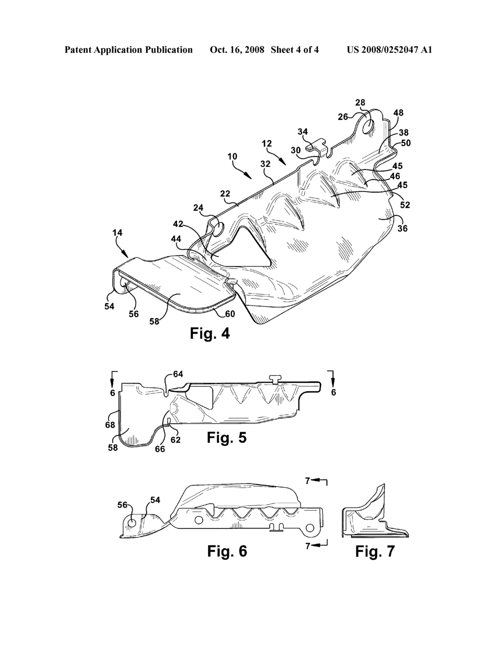 SIDE CURTAIN AIR BAG DEFLECTOR BRACKET - diagram, schematic, and image 05