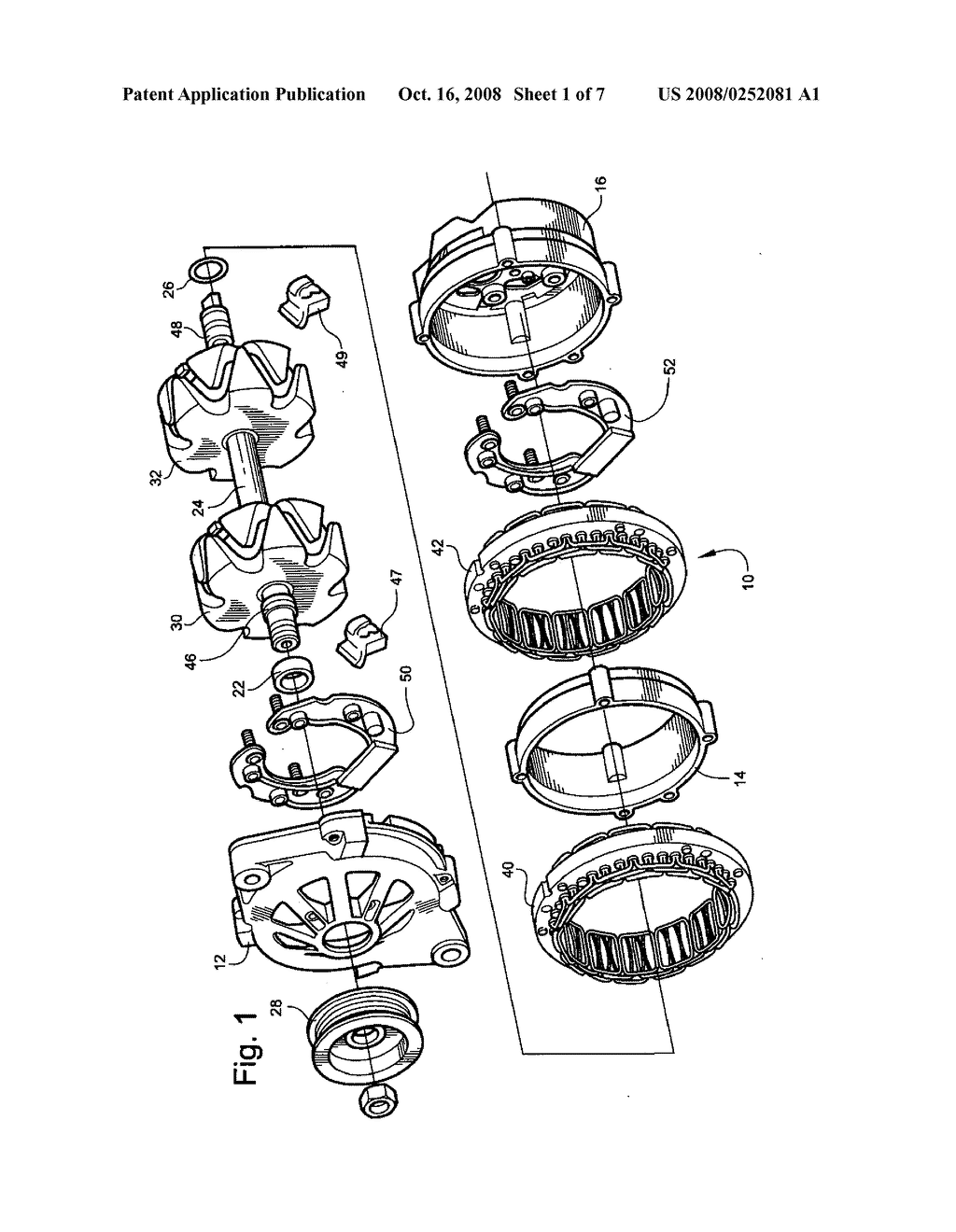 DOUBLE ALTERNATOR AND ELECTRICAL SYSTEM FOR A VEHICLE - diagram, schematic, and image 02