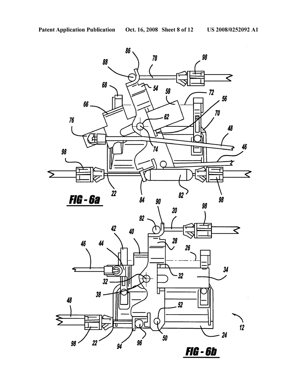 Swing and fold down tailgate actioning mechanism - diagram, schematic, and image 09