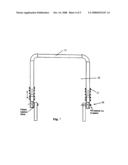 Portable folding lounging recliner diagram and image