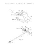 Handle Assembly For A Concrete Saw diagram and image