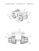 LOOSE TERRAIN TRACTION-ASSIST DEVICE FOR WHEELED ALL-TERRAIN AND UTILITY VEHICLES diagram and image