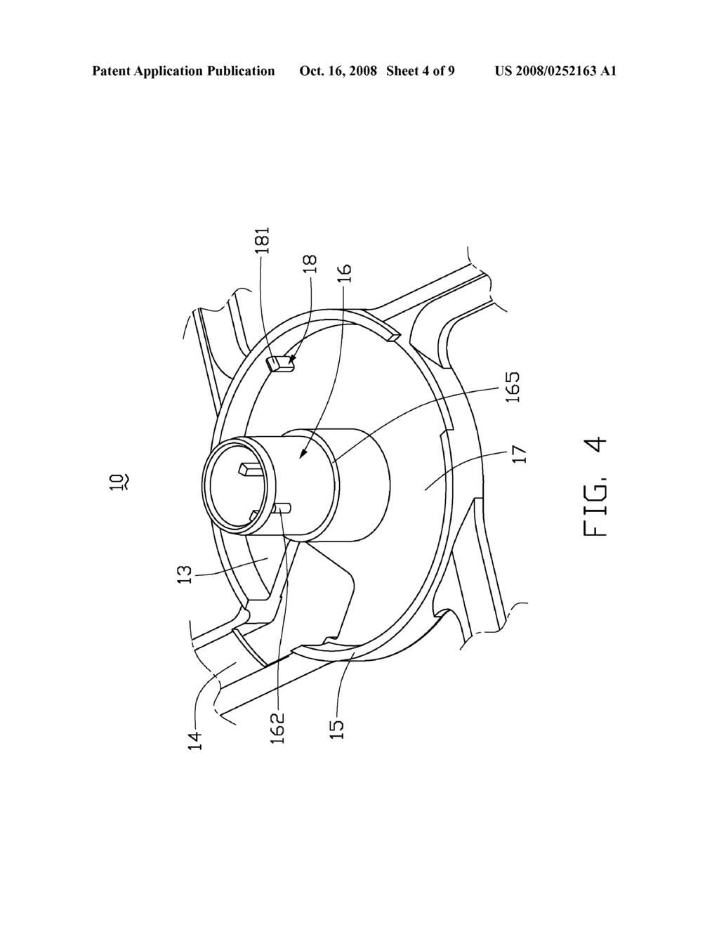 MOUNTING STRUCTURE FOR A STATOR OF A MOTOR- STATOR - diagram, schematic, and image 05