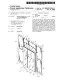 Kitchen appliance having a floating glass panel diagram and image