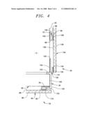 Kitchen appliance having a floating glass panel diagram and image