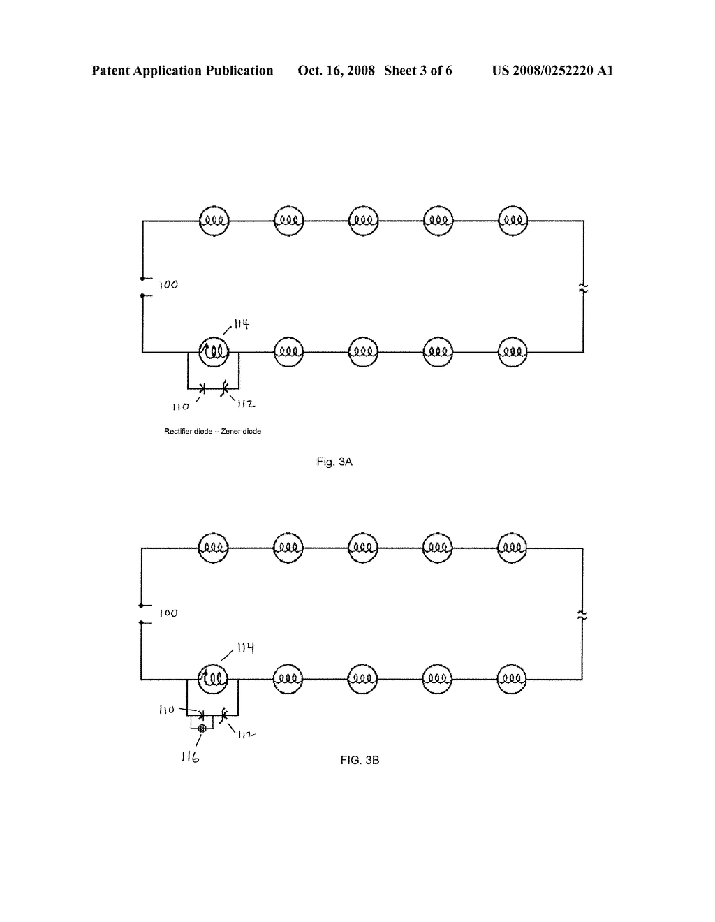 SERIES WIRED LIGHT STRING WITH SHUNTS AND FLASHER BULBS FOR EXHIBITING A TWINKLING EFFECT - diagram, schematic, and image 04