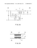 Power transmission transformer for noncontact power transfer device diagram and image