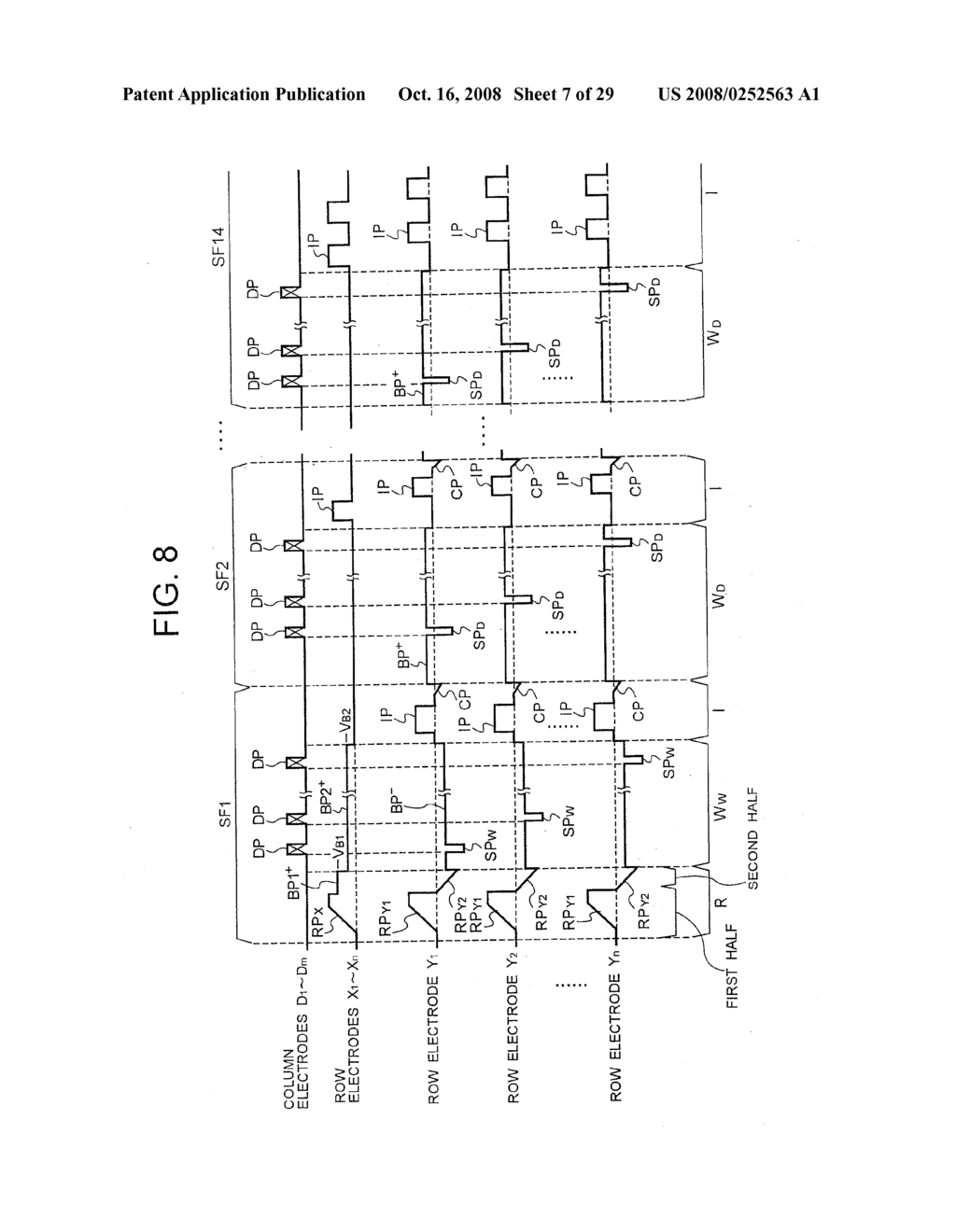 METHOD OF DRIVING PLASMA DISPLAY PANEL - diagram, schematic, and image 08